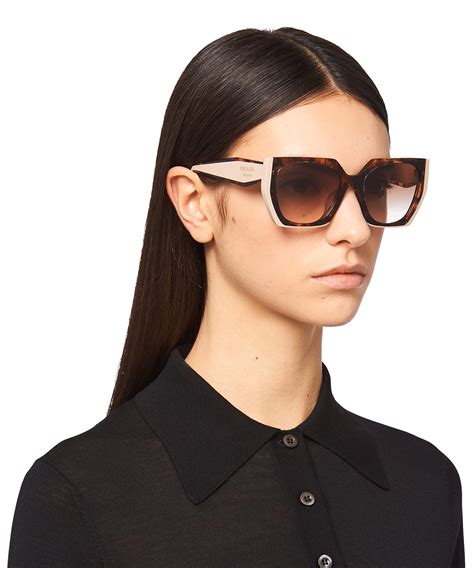 prada oversized tortoiseshell sunglasses|prada pr 15ws sunglasses.